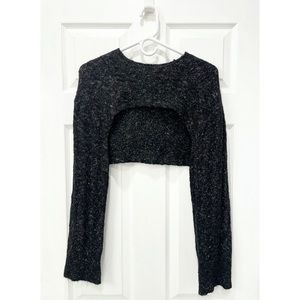 Free People Mercury Cable Knit Shrug & Tank Set